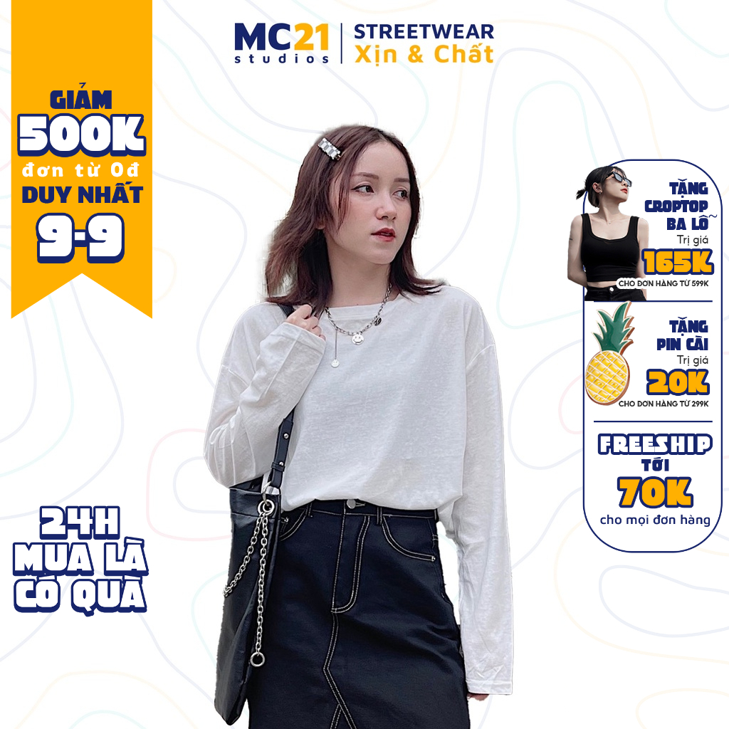 Áo thun dài tay xuyên thấu MINION CLOTHING form rộng bigsize phong cách Ulzzang Streetwear Hàn Quốc A3215