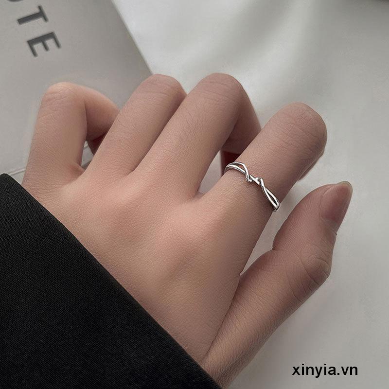 【xinyia.vn】Nhẫn Đeo Ngón Tay Mềm Mại Hình Học Đơn Giản Dành Cho Bạn Gái