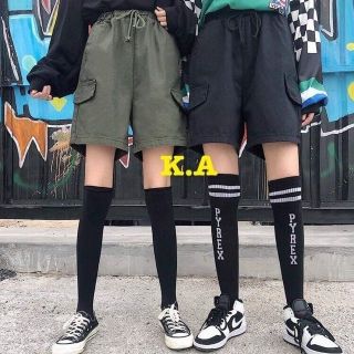 Quần đùi kaki túi nắp basic unisex ulzzang
