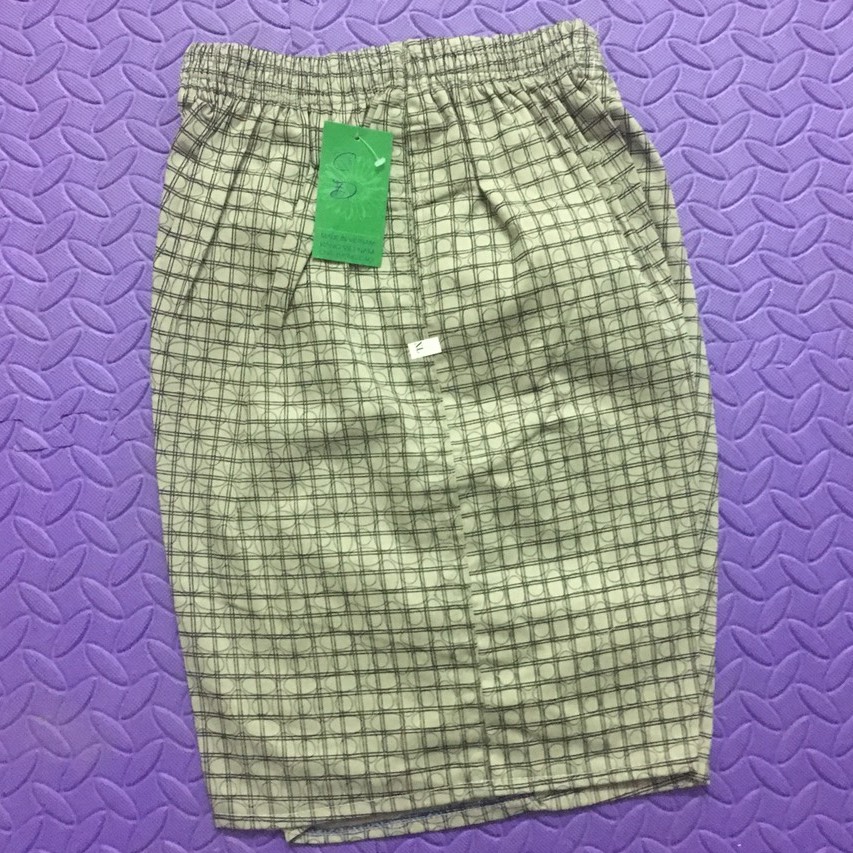 Quần Short Nam - Quần đùi Caro Vải Cotton - Mặc Nhà Thoải Mái | BigBuy360 - bigbuy360.vn