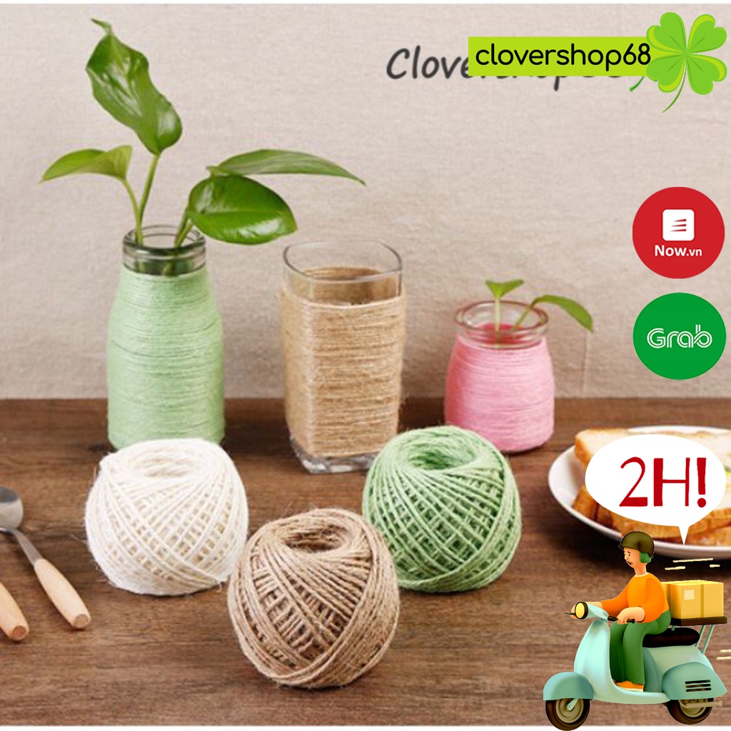 Cuộn dây thừng trang trí 40m   Clovershop68