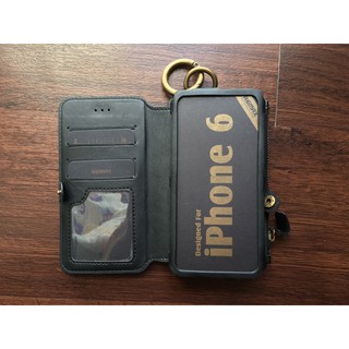 Bao da dạng ví iphone 6s iphone 6 Remax (Ranger, đen/ xanh/ nâu)