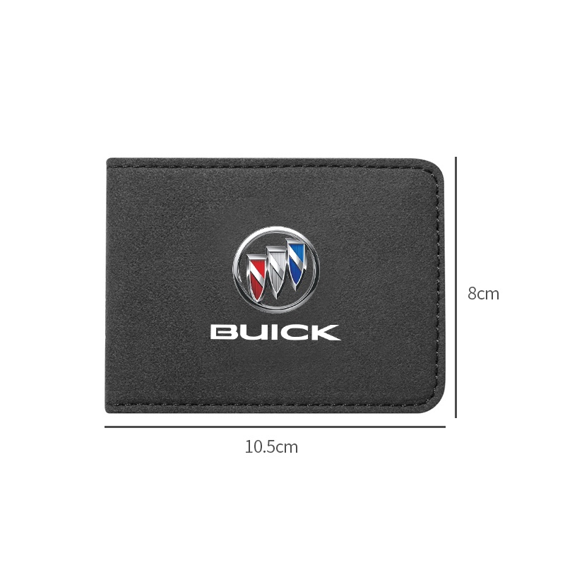 1 Bao Da Đựng Bằng Lái Xe Hơi Màu Đen Đa Năng 2 Trong 1 Cho Buick Anthem Enclave Regal Lacrosse Envision Avenir Riviera Cascada