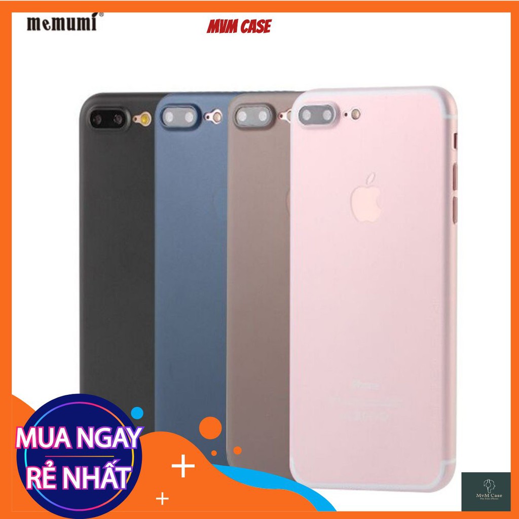 Ốp lưng [SIÊU MỎNG] iPhone 7 Plus/ 8 Plus hiệu Memumi /NV