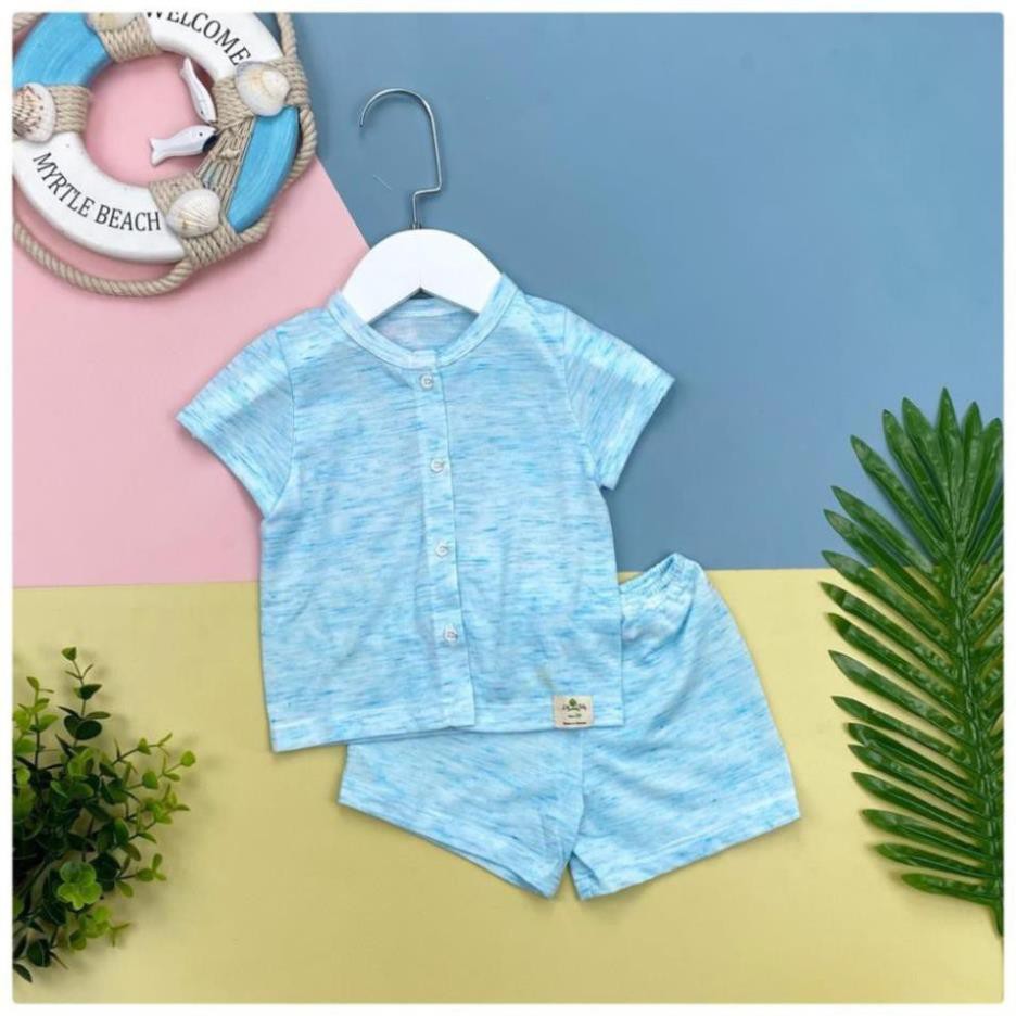 Bộ sơ sinh cotton côc tay cài cúc bé trai size 3-18M, cho bạn từ 4-10kg.  mỏng, nhẹ, dễ mặc, thấm hút tốt