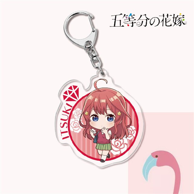 Móc khóa chibi anime Gotoubun No Hanayome Nhà Có 5 Nàng Dâu móc khoá quà lưu niệm móc khoá phụ kiện bằng arcrylic