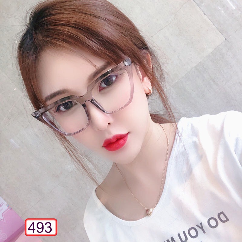 Mắt Kính Gọng Cận Siêu Cấp Form Xếch Tây 493 Sang Chảnh Hot Trend - Hazo