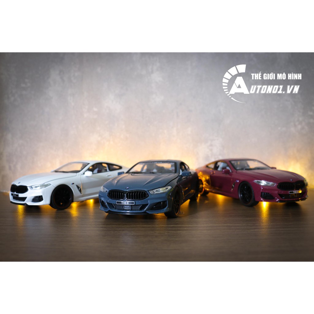 MÔ HÌNH XE BMW SERIES 840I GRAN COUPE M RED 1:24 HENGTENG MODEL 7230