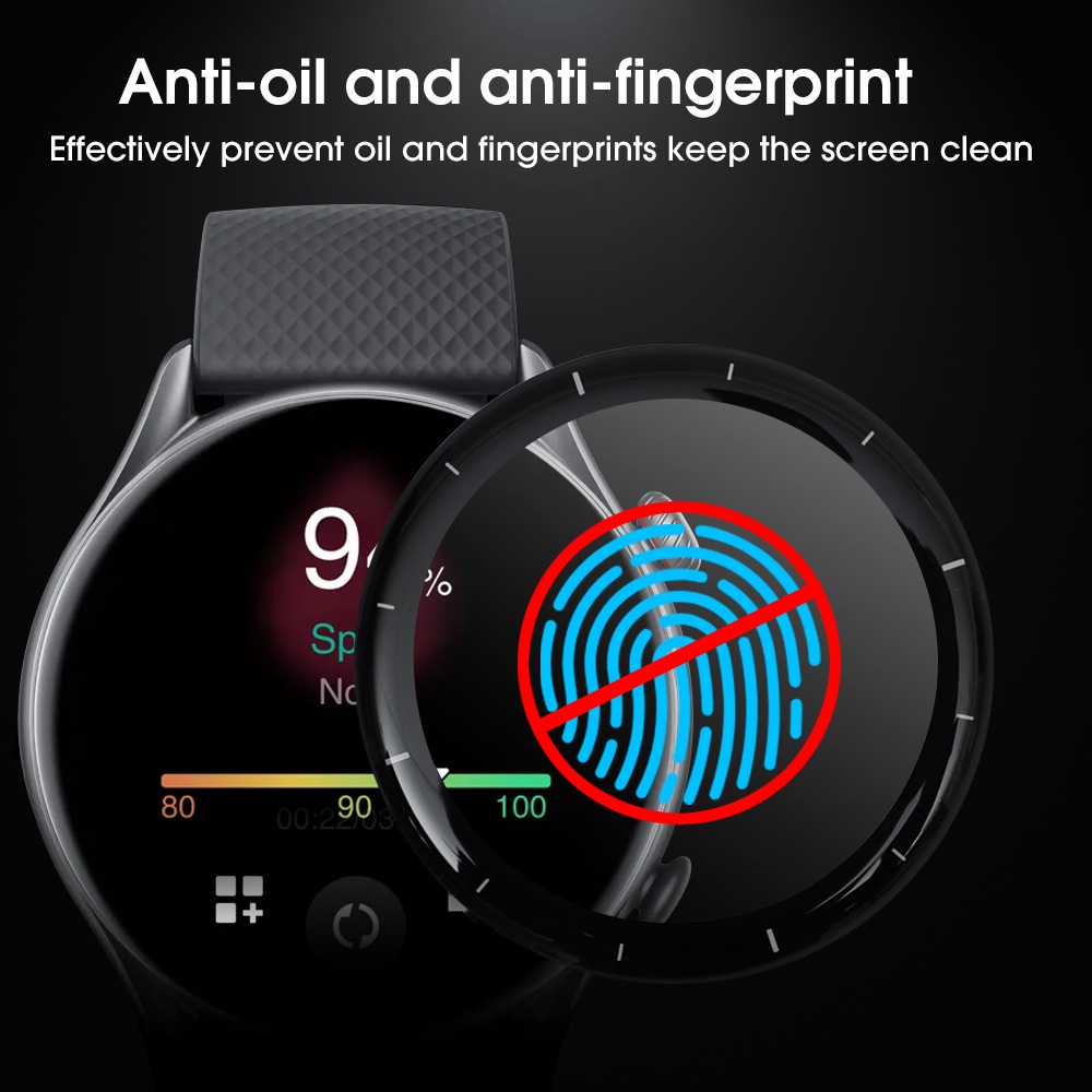 Miếng Dán Màn Hình Cong 3D Mềm Trong Suốt Chống Trầy Cho Amazfit GTR 3 Series / HD