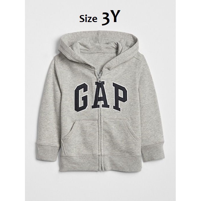 Áo khoác XÁM SIZE 3Y bé trai 2-3 tuổi 14-16kg [CAO CẤP, XUẤT DƯ XỊN] G.A.P, baby GAP nỉ lót bông