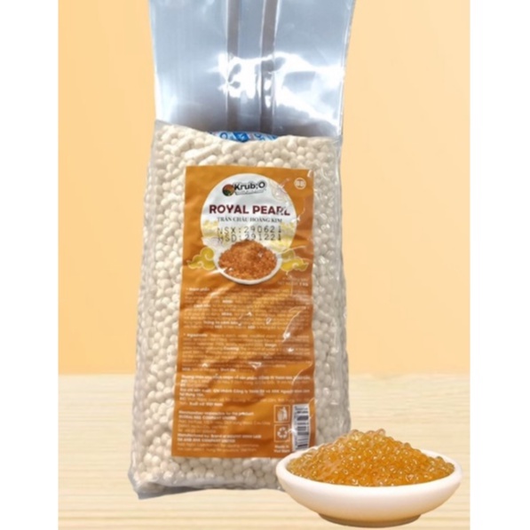 Trân châu Krub O ( đen, trắng, sợi )