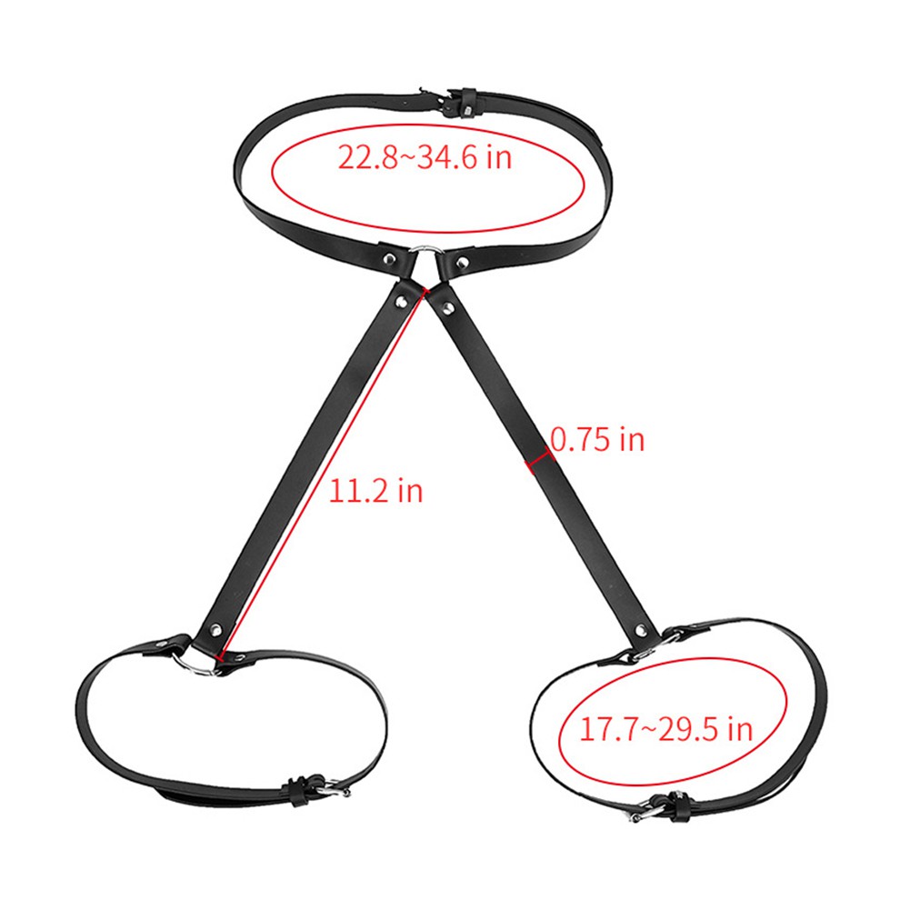 Đai nịt bít tất VARSBABY bằng da thời trang gợi cảm cho nữ