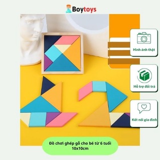 Đồ chơi ghép gỗ cho bé 6 tuổi, câu đố hình ảnh, vui nhộn