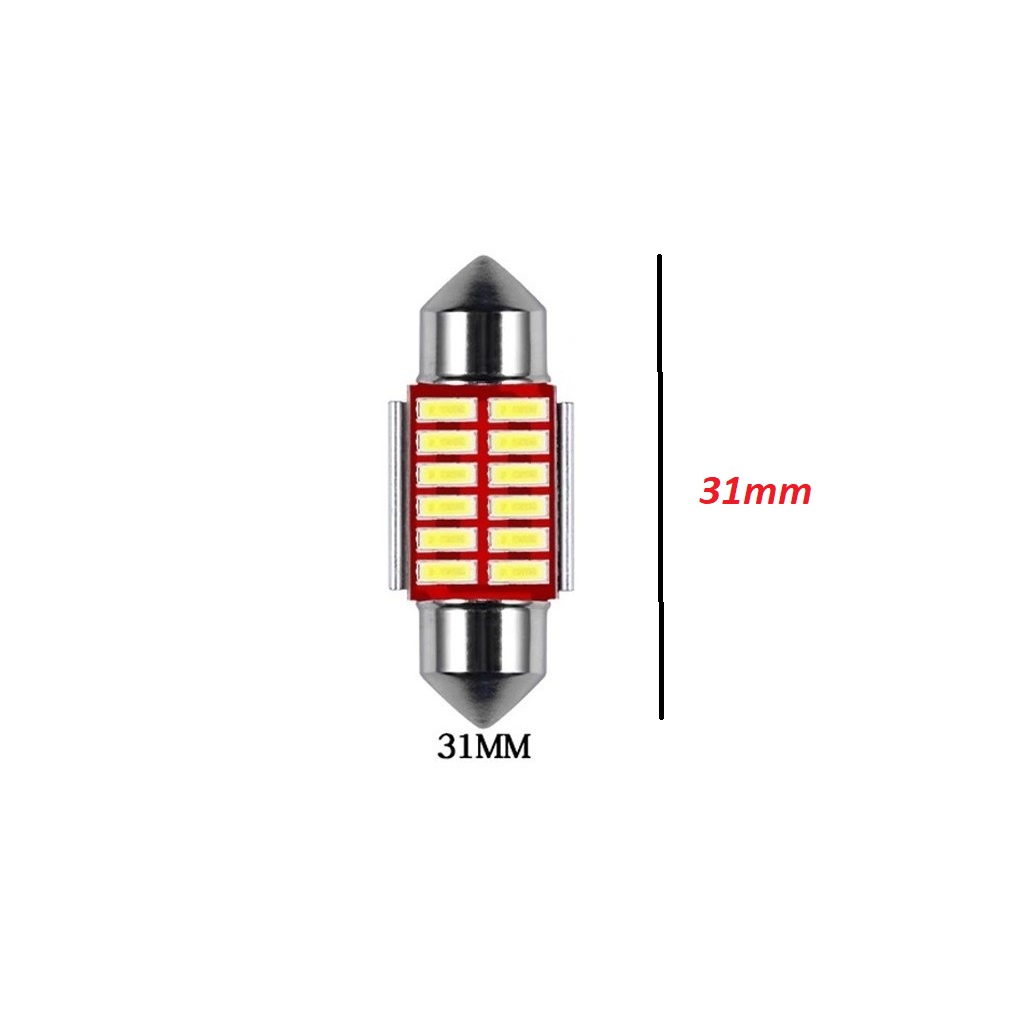 Đèn led trần xe ô tô 31 - 36 - 39 mm