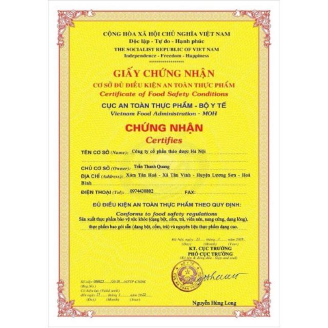 giảm cân nấm linh chi hồng minh