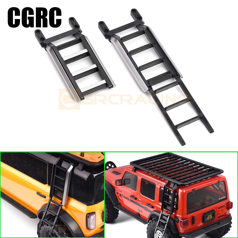 1 Bộ Phụ Kiện Thang Nâng Cấp Cửa Sổ Bên Hông Cho Xe Hơi Điều Khiển Từ Xa Traxxas TRX4 Defender AXIAL SCX10 D90 RC4WD D110 Bronco 1