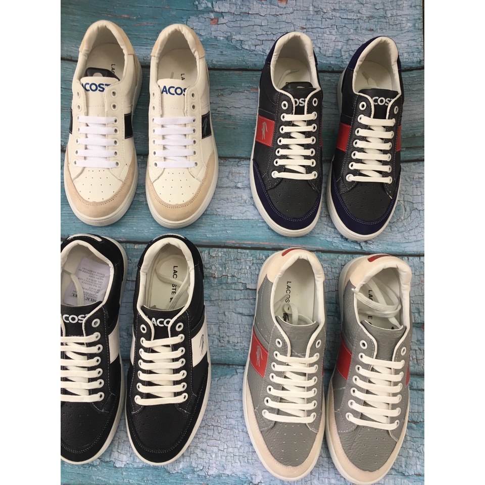 Giày thể thao nam Lacote da bò hàng cao cấp vnxk kiểu dáng thời trang trẻ đẹp