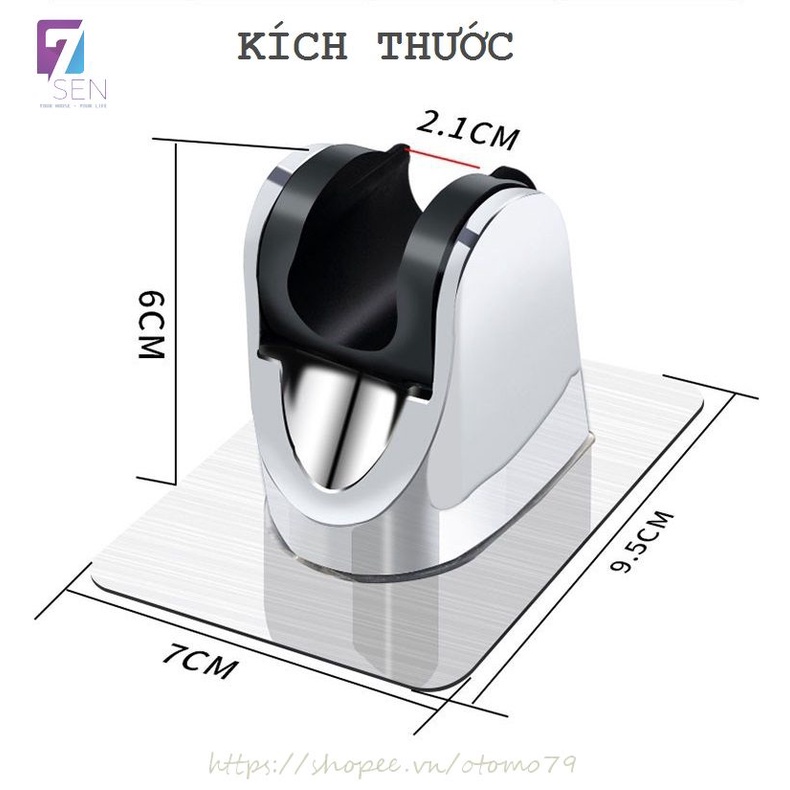 Móc Dán Cài Vòi Sen Treo Tường Không Cần Khoan Đục