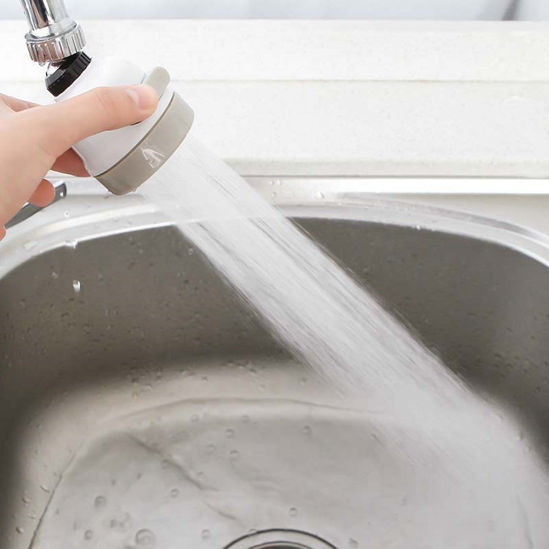 Đầu Vòi Nối Rửa Chén Bát Tăng Áp - Xoay 360 Độ Siêu Tiện