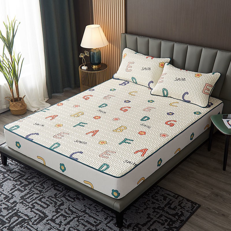 Nệm Mỏng Trải Bộ ba tấm giường cao su cho cuộc sống miền nam , chống bụi và trượt hai mảnh đơn Simmons