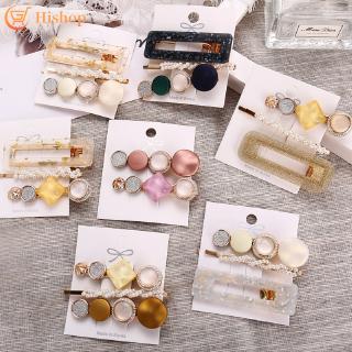 Set 3 Kẹp Tóc Đính Ngọc Trai Dễ Thương Cho Nữ