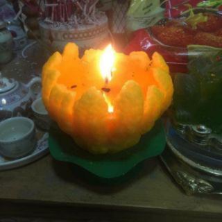 Nến phật thủ tài lộc an khang