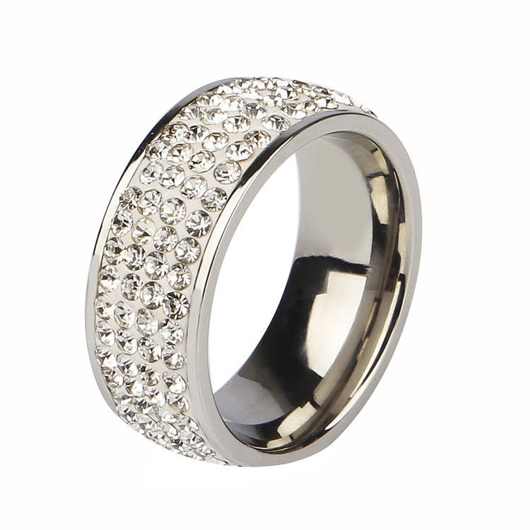 Nhẫn Nam Titan Không Gỉ  Đính Đá  Phong Cách Cực Chất RBNAMZIRCON1