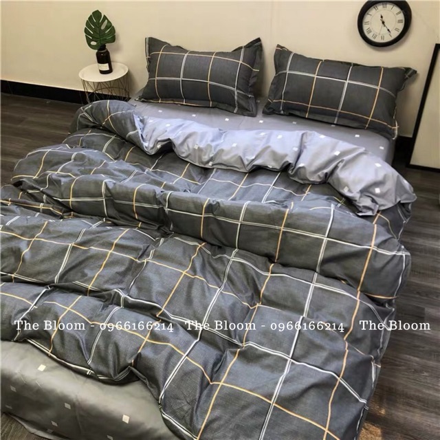 Tổng hợp set chăn ga gối poly màu tối, xám (Nhắn tin chọn mẫu) | BigBuy360 - bigbuy360.vn