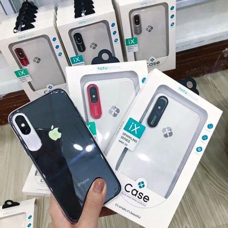 Ốp lưng TOTU IPhone 7/ 7Plus / X nổi viền bảo vệ camera cực tốt ( Hàng chính hãng full box )