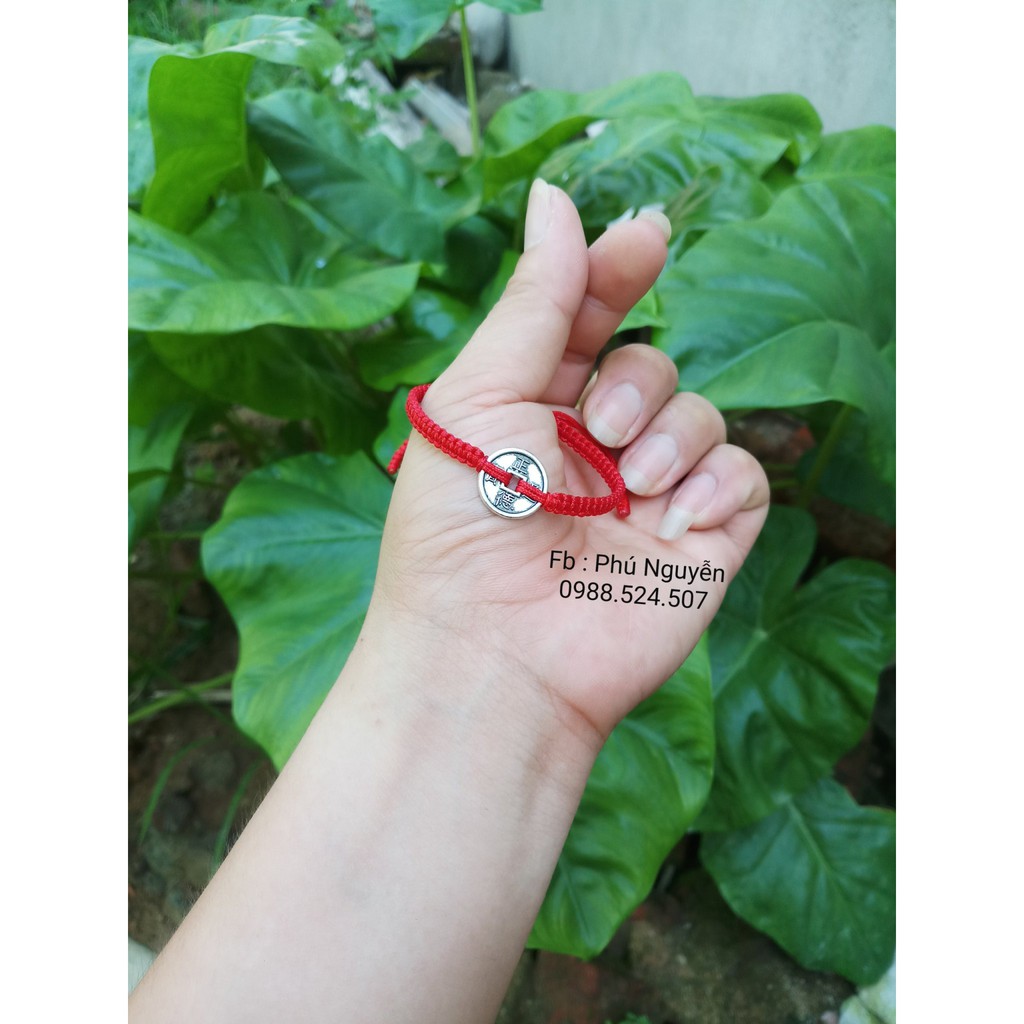 Vòng Tay Handmade Đồng Xu May Mắn ( Thông báo size cổ tay)