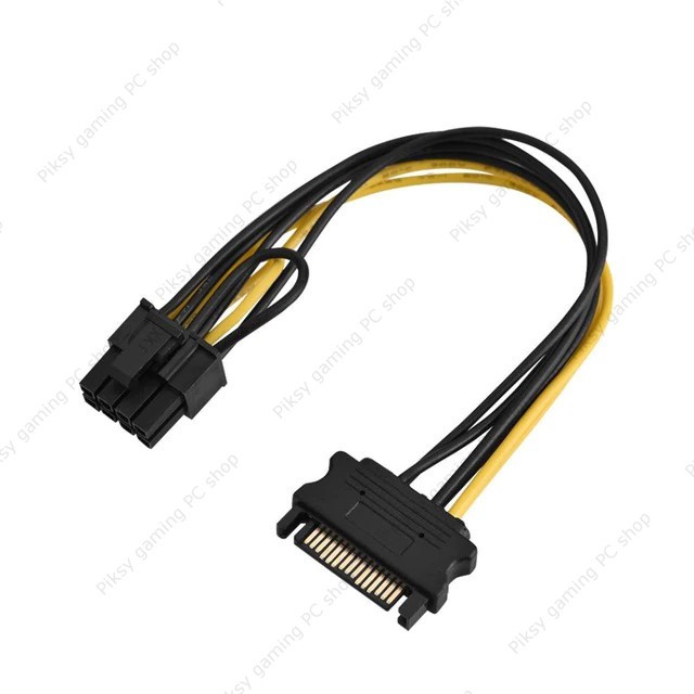 Dây cáp chuyển nguồn phụ card màn hình SATA sang 8-pin PEG