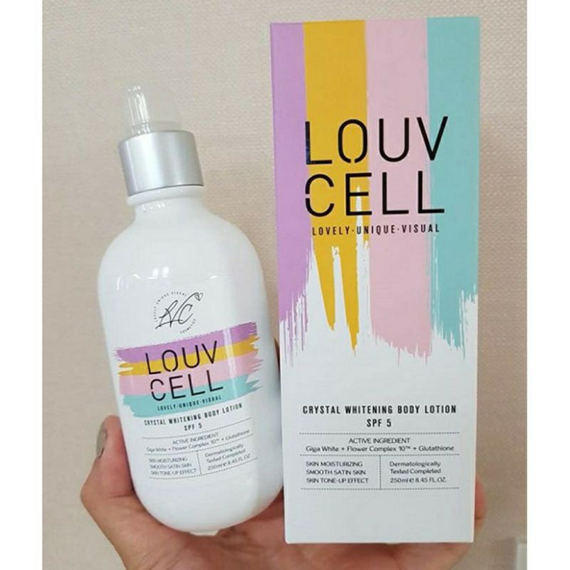 Sữa dưỡng trắng da toàn thân Body Louv Cell (Chai có vòi)