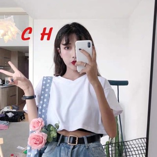 Áo croptop cổ tim
