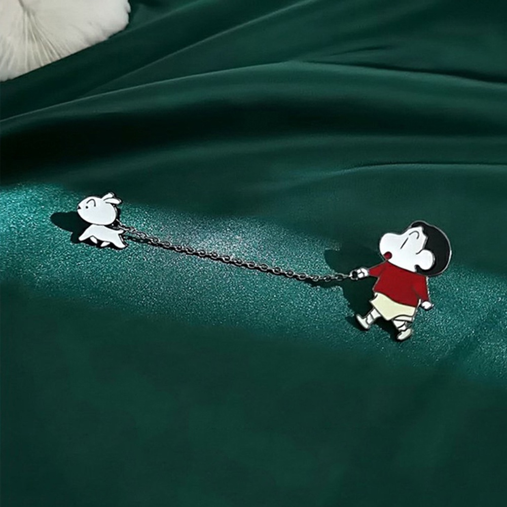 Ghim Cài Áo Hình Cậu Bé Bút Chì Shin-chan Dễ Thương