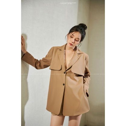 [COLIN CLOTHING] Áo vest nữ vai vạt tay dài form rộng | BigBuy360 - bigbuy360.vn