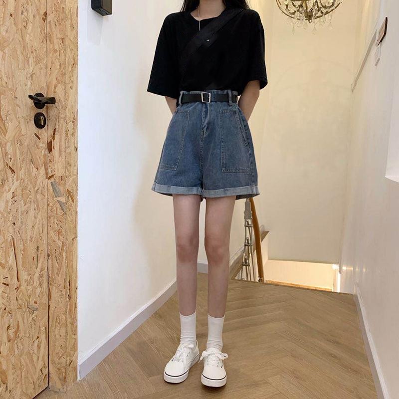 [Size M,L] Quần shorts jean nữ Ulzzang Quảng Châu QLJ65
