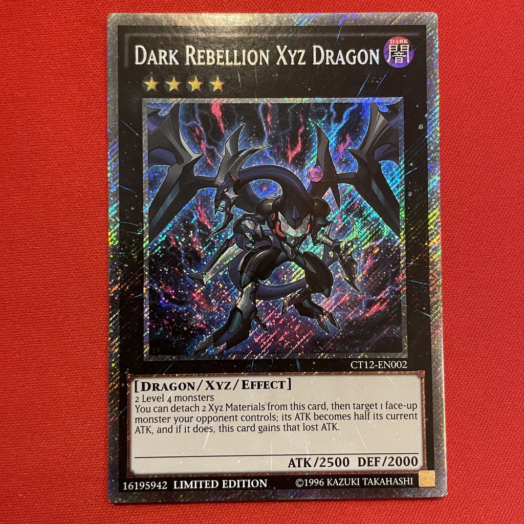 [EN-JP][Thẻ Bài Yugioh Chính Hãng] Dark Rebellion XYZ Dragon - Art Gốc - Chủ Bài Của Yuto