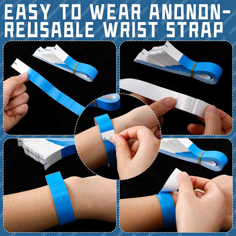 Bộ 1200 Vòng Tay Giấy Màu Neon Nhẹ Cho Các Hoạt Động Thể Thao