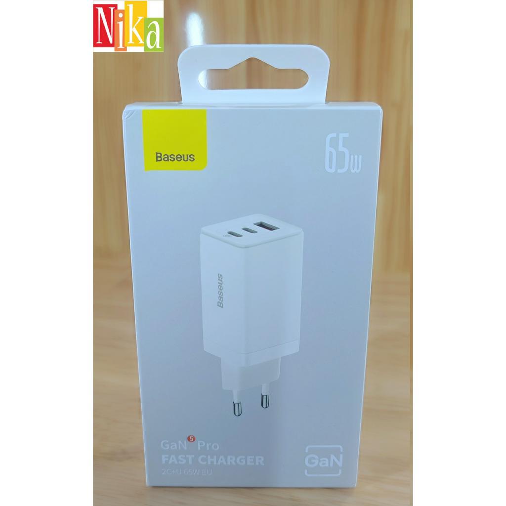 Bộ sạc nhanh đa năng Baseus GaN5/GaN3 Pro Quick Charger 65W