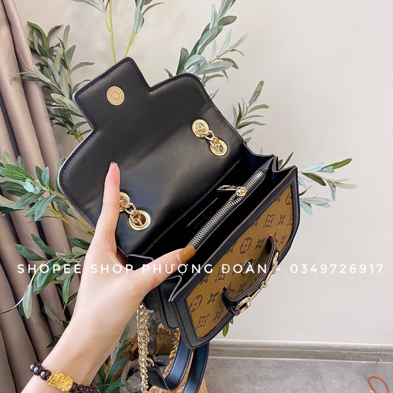 [Mã WAST10K giảm 10K đơn bất kỳ] [Eo vi Hà Hồ] Túi da mềm nhiều ngăn size 20cm sang chảnh