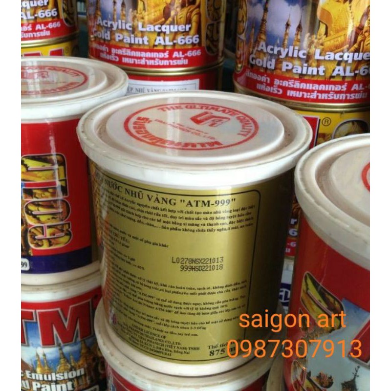 SƠN NHŨ VÀNG CÔNG TRÌNH NGOÀI TRỜI 875ml