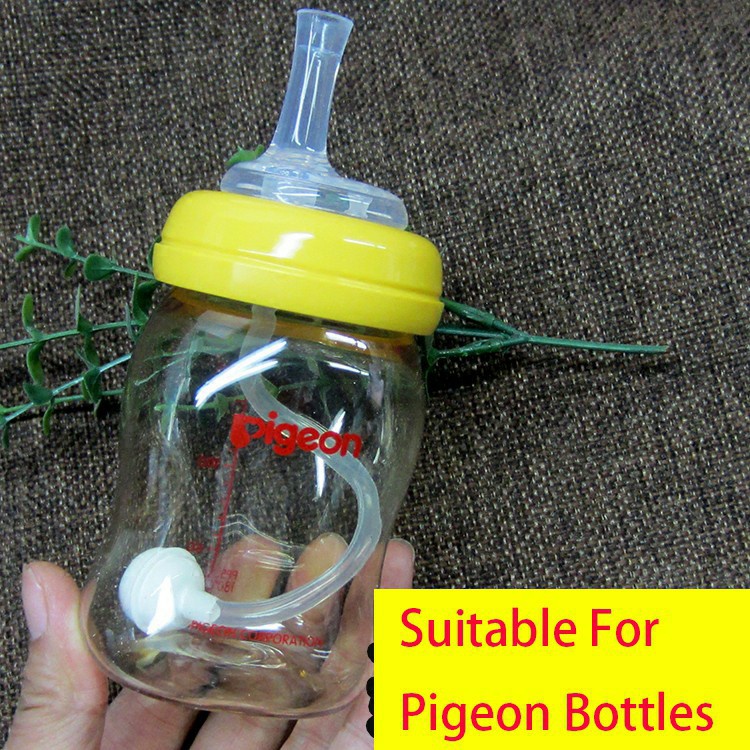 Ống hút chống sặc thay thế cho bình cổ rộng Pigeon, Lansioh, Toom