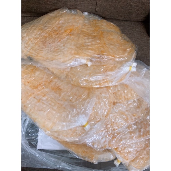 1 bịch bánh tráng muối tỏi xike chay siêu ngon
