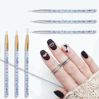 Set 3 cọ vẽ móng nghệ thuật