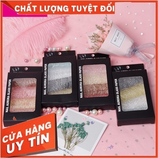 Lưới ren ẩn trang trí móng tay sét 4 màu