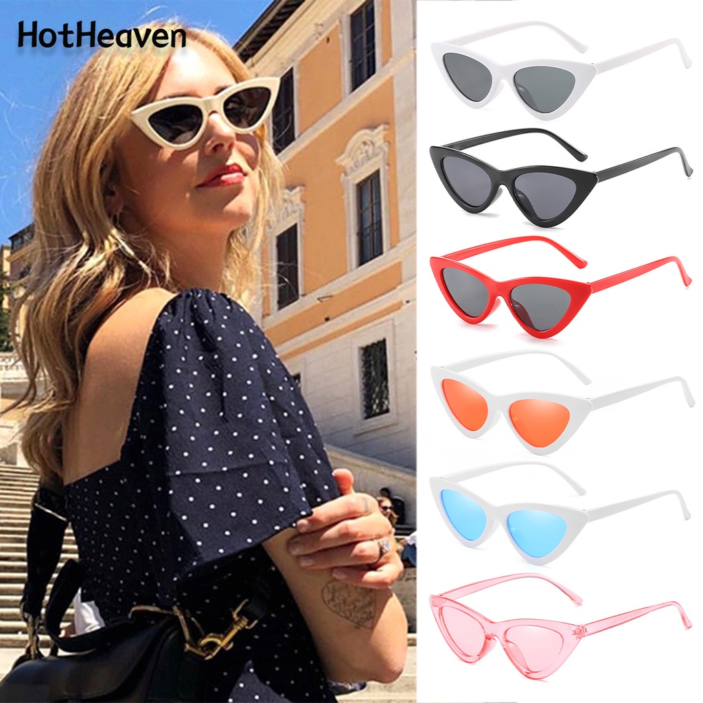 Kính Mát Thời Trang Nữ Chống Tia UV400 Kiểu Mắt Mèo 12 Phong Cách