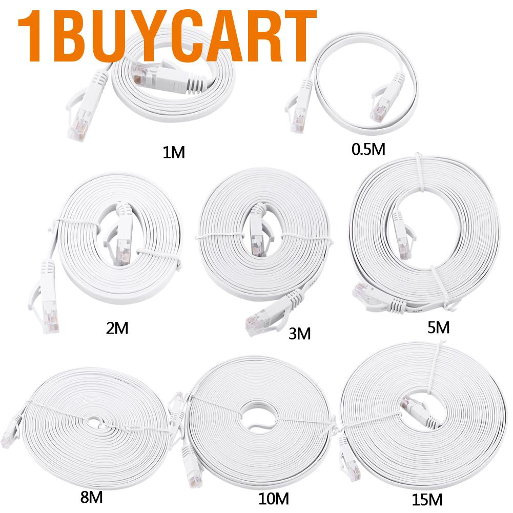 Dây Cáp Mạng LAN Ethernet RJ45 CAT6 Dài 1000M Màu Trắng