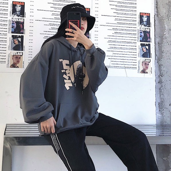 Sale 70% Áo hoodie tay dài phong cách Hàn Quốc thời trang cho nữ, Giá gốc 193,000 đ - 28C10 | BigBuy360 - bigbuy360.vn