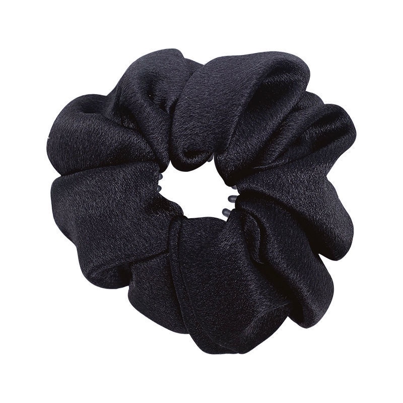 Dây buộc tóc satin bản lớn phong cách Hàn Quốc mùa hè