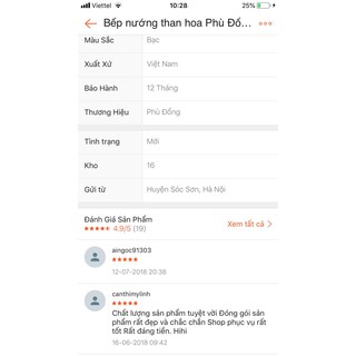 Bếp nướng than hoa Phù Đổng - inox